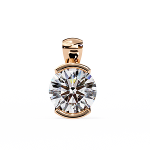 Magnifique pendentif pour femme en or 18 carats avec diamant de laboratoire - Product Image 5