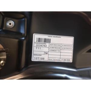 Mecanismo Regulador de Ventanilla Trasera Derecha MERCEDES Clase M 2ª Serie A2518201042 (05>11) - Product Image 3