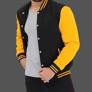 Chaqueta Letterman de alta calidad para hombre, tela personalizable, lona, estilo universitario completo para chaquetas de temporada de otoño - Product Image 2