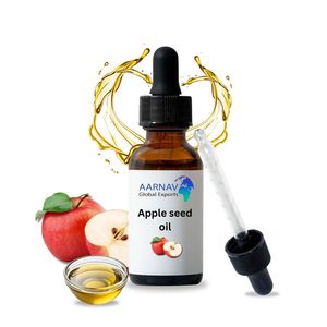 100% puro y natural prensado en frío aceite portador de semillas de manzana exportador mayorista a granel de la India - Product Image 4