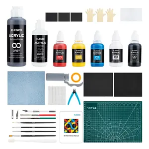 Kit de Pintura Acrílica 3D para Manualidades, para Crear Efectos Visuales Únicos - Product Image 2