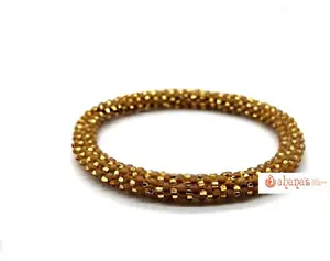 Nepal Perle di Vetro Bracciali-in Rilievo Bracciali Made in Nepal - Crochet Borda I Braccialetti-Braccialetto-B-66