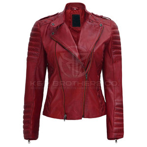 Chaqueta de cuero a la moda para mujer, ropa de abrigo informal ajustada moderna con estilo elegante, chaqueta de cuero con estilo para mujer - Product Image 1