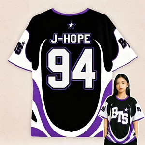 Camisetas de Moda Y2K 2026 para BTS, para Hombre y Mujer, 100% Algodón, Secado Rápido y Transpirable, Jersey Suga 93 para Chico y Chica - Product Image 3