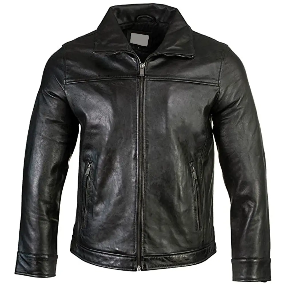 Men Leather Fashion Car Coat Jacket Slim Fit Stylish Winter Fashion Leather Jackets For Men Latest Design High Quality