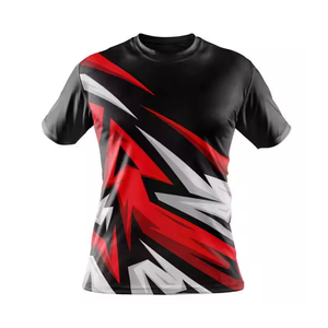 เสื้อยืดผู้ชายไซส์ใหญ่พิมพ์ลายสกรีนสไตล์ไฮสตรีทสำหรับฤดูร้อน ขายส่งแบบกำหนดเอง ราคาดีที่สุด แฟชั่นใหม่ - Product Image 1