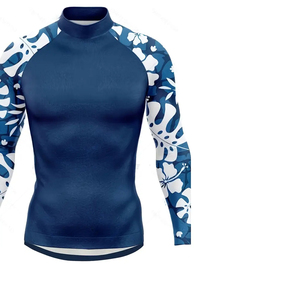 Service OEM Rash Guards unisexes respirants de haute qualité 100% polyester Anti-UV Séchage rapide Manches longues Rash Guards à bas prix - Product Image 6