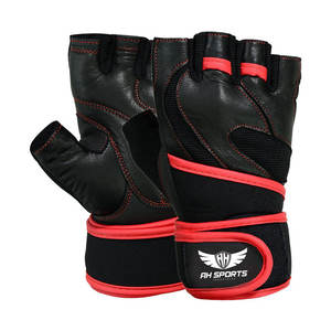 Best Selling Leather Gym <b>Gloves</b> for Fitness and <b>Weight</b> Lifting Customized PK Workout <b>Gloves</b> with Polybag for Sports - Product Image 1