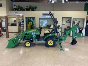 Tractor Cortacésped John Deere de Alta Calidad con Cargador Frontal e Implemento de Retroexcavadora Trasera en Venta, Envío Rápido, Calidad Superior - Product Image 4