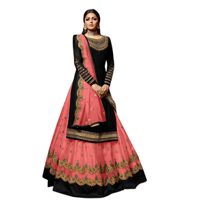 Lehenga de diseñador con top y Dupatta Set Heavy Georgette con bordado Ropa de fiesta de trabajo Ropa DE BODA Ropa India pakistaní - Product Image 1