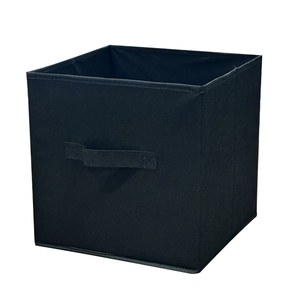 Contenedor de Almacenamiento Cuadrado de Tela con Asa, Diseño Minimalista para Organización de Armarios, Color Beige, Plegable, Apilable, Estilo Moderno - Product Image 2