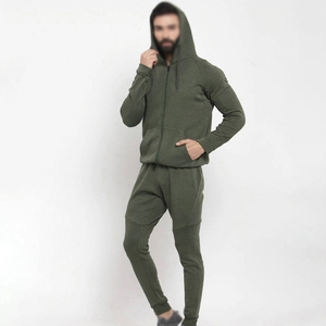 2025 ensemble de sweat à capuche pour hommes vert olive pour l'hiver gros vêtements de sport personnalisés survêtement survêtement survêtement pour hommes - Product Image 5
