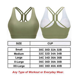 Sujetador deportivo personalizado para mujer, ropa deportiva para adultos, talla grande - Product Image 6