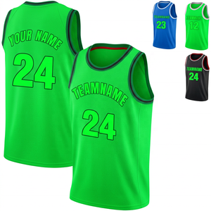 Custom Sublimated Basketball Jersey Unisex <b>Mesh</b> Tank Top Short Sleeve Summer Breathable Spandex/Polyester Adult All Seasons - Product Image 3