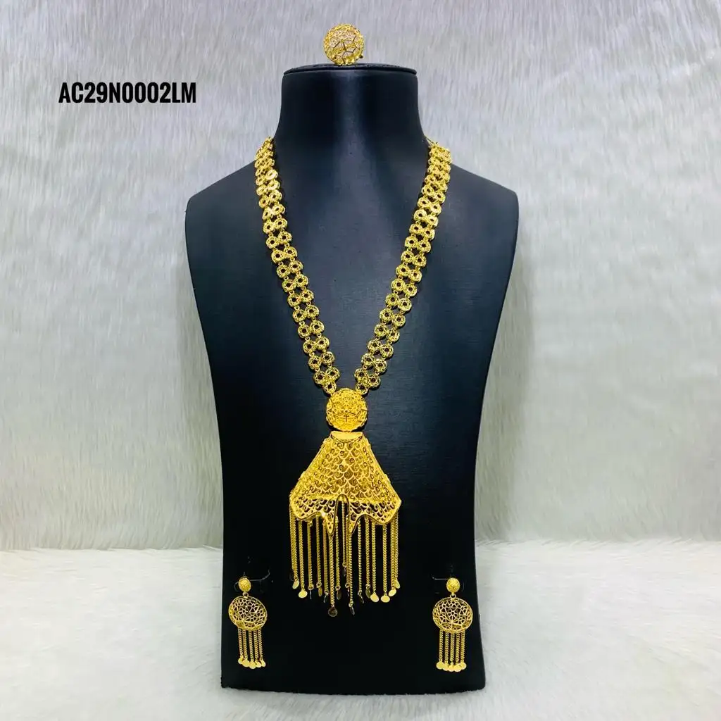 Long Gold plated Necklace Jewellery Collection