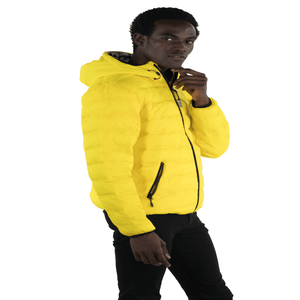 High Quality Nylon Hooded Winter Puffer Jacket Men Outdoor Lightweight Warm Duck Feather Bubble Puff <b>Coat</b> Custom Logo Formal - Product Image 5