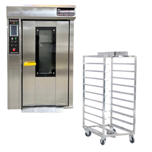 Competitive Price Industrial Bread Oven 16 Trays Video Technical Support for Restaurant <b>Rotary</b> Oven Kien an Vietnam Factory - Product Image 1