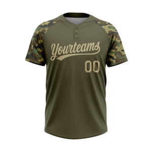 Maillot de baseball pour homme à col en V et manches courtes de haute qualité, respirant, personnalisable avec le nom de l'équipe, taille plus, imprimé, 100% polyester - Product Image 2