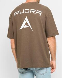 Vente en gros de t-shirt 100% coton surdimensionné à séchage rapide de haute qualité pour hommes avec broderie de logo et impression numérique personnalisées - Product Image 2