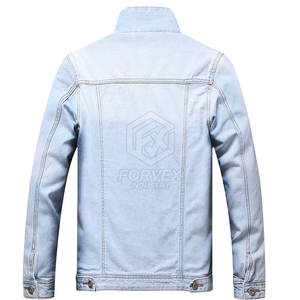 Chaqueta de Mezclilla de Invierno para Hombre, 100% Algodón, con Logotipo Personalizado de Alta Calidad al por Mayor, Secado Rápido, Ecológica, Transpirable, para Uso en Exteriores - Product Image 2