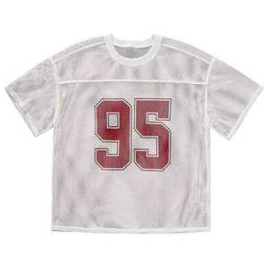 Maillot de football américain sur mesure avec numéro d'équipe et logo, taille plus, été, sublimé, respirant, en maille, uniforme de sport - Product Image 1