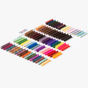 CharmLash BC CC/DD Extensiones de Pestañas Naturales Largas de 0.03mm de Grosor, Opciones de Colores, OEM/ODM Disponible, Venta al Por Mayor Directa de Fábrica - Product Image 1