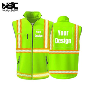 Chaleco DE SEGURIDAD reflectante de alta visibilidad Ropa DE SEGURIDAD Chaqueta sin mangas unisex Logotipo personalizado. - Product Image 3