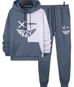 <b>Mens</b> <b>Fleece</b> Lined Hoodie and <b>Jogger</b> Sweatpants Set <b>for</b> Winter Warmth - Product Image 5