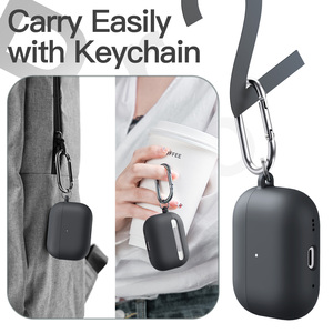 Upgrade 2023 Silicone <strong>Case</strong> <strong>Cover</strong> for <strong>AirPods</strong> <strong>Pro</strong> (2nd/1st Generation) with Keychain Headphone <strong>Cases</strong> - Product Image 4