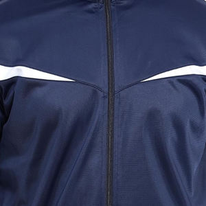 Polyester hommes grande taille vêtements de sport écologiques nouveau Design Tech polaire fermeture éclair à capuche deux pièces Fitness formation costume à capuche ensemble - Product Image 5