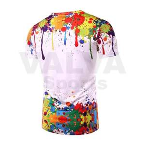 T-shirt d'été écologique à séchage rapide imprimé en soie aux couleurs personnalisables Marque VALVA SPORTS - Product Image 2