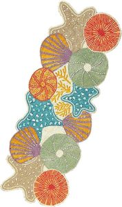 Christmas Decorative and Leaves Design Beaded <b>Runner</b> Placemat <b>Dining</b> <b>Table</b> Fancy Mat Handmade Decorative <b>Runners</b> for Wedding - Product Image 5