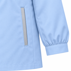 Doctor Coat Ice Blue <b>Wing</b> <b>Collar</b> Medical Lab Uniform Custom Wholesale Unisex Healthcare Workwear with Two Vertical Welt Pockets - Product Image 5