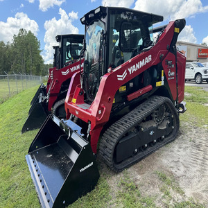 Chargeuse compacte sur chenilles Yanmar TL75VS, moteur diesel, rouge, haute efficacité - Product Image 1