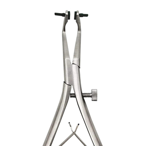 Meilleure qualité pince à dents pince dentaire couronne enlèvement pont dissolvant pince d'extraction en acier inoxydable avec verrouillage rapide - Product Image 5