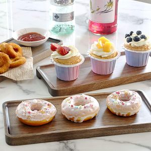 Bandeja de servicio de madera grande de alta calidad para tabla de charcutería en cocina, accesorios para el hogar, artesanías en Vietnam - Product Image 3