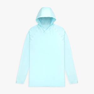 Sudadera CON CAPUCHA DE PESCA lisa en blanco de manga larga de microfibra de alta calidad Protección UV rendimiento de secado rápido camisas con capucha transpirables - Product Image 2