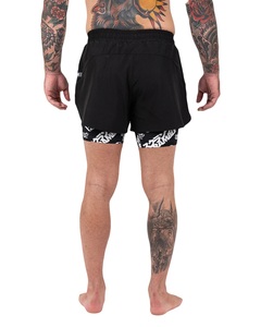 เครื่องแต่งกายศิลปะการต่อสู้แบบผสมพิมพ์ลายดิจิทัลแบบหดได้สำหรับผู้ใหญ่โลโก้ตามสั่ง - Product Image 4