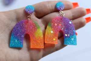 Fashion Jewelry Vintage Resin Earring Tassel Large Dangle Drop Beaded Resin Earring and Handmade Use for <b>Sale</b> - Product Image 3