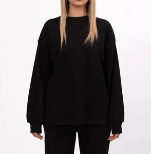 Conjunto Deportivo de 2 Piezas para Mujer, Sudadera Holgada con Capucha y Pantalones Holgados, Estampado Otoñal, Personalizado OEM/ODM - Product Image 2