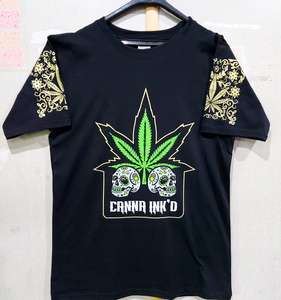 Camisetas de hombre de punto de algodón 100% personalizadas con etiqueta privada OEM | Ropa de calle de manga corta de ajuste regular, estampado ecológico duradero - Product Image 4