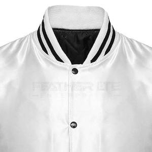 Chaqueta ligera de invierno con letras de satén hecha a medida, nuevo estilo, chaqueta con letras de satén para hombres - Product Image 3