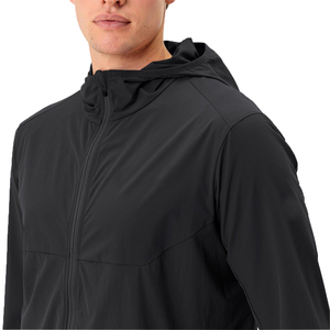 Défense de la pluie personnalisée Veste Softshell pour homme Manteaux d'hiver à capuche doublés en polaire pour hommes Manteau de randonnée et de travail en plein air - Product Image 5