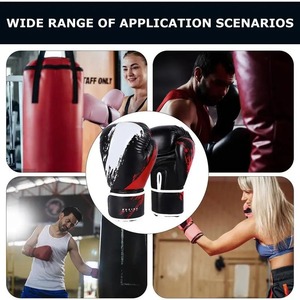 ถุงมือซ้อมต่อยมวยถุงมือหนัง PU สำหรับเด็ก, ถุงมือซ้อมมวยไทยถุงมือซ้อมคิกบ็อกซิ่งถุงมือมืออาชีพ - Product Image 4