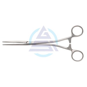 Fórceps de sujeción Parker Kerr Abrazadera Tornillo curvo Junta Longitudinal Serraciones 255mm Instrumentos quirúrgicos - Product Image 1