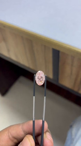 Diamant de laboratoire taille ovale 7,03 carats, couleur rose fantaisie, clarté VVS1, pierre en vrac certifiée IGI, pour bijoux et fiançailles - Product Image 2