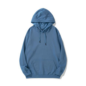 Sudadera con capucha y sudadera básica de mezcla de algodón 100% de alta calidad para hombre, diseño forrado informal con cuello con capucha de patrón sólido para invierno - Product Image 3