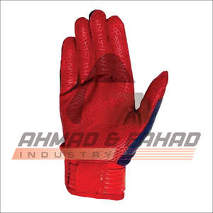 Guantes de bateo de béisbol y softbol para jóvenes y adultos profesionales Logotipo personalizado y diseño Guantes de fieltro de cuero genuino - Product Image 5