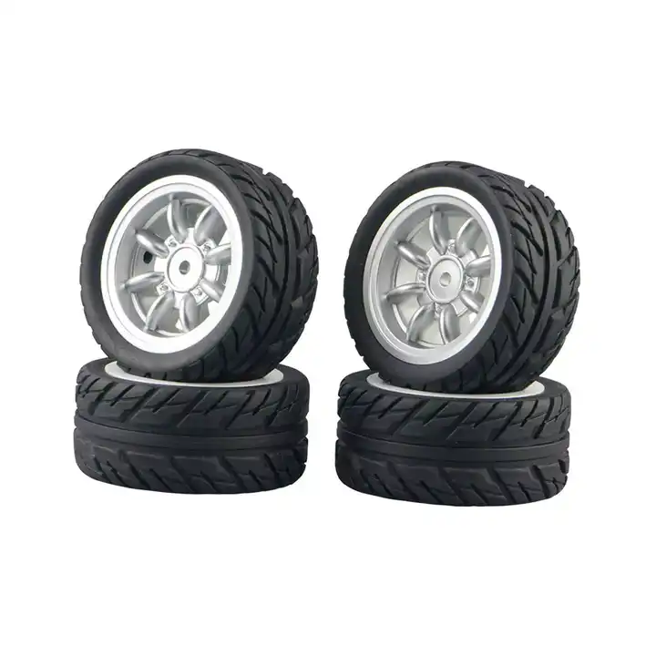 1/16 Scale RC Car Wheels Tires Accessory Assembly RC Upgrade Kit Modified