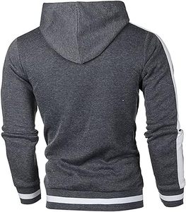 Survêtement athlétique à capuche 2 pièces personnalisé pour hommes-Pull à manches longues Sweat-shirt Jogging Pantalon de survêtement Hiver Logo Plus Size - Product Image 2